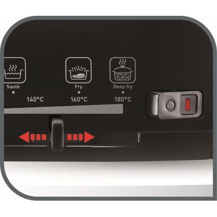 Tefal - Fritéza 2 l VERSALION DE LUXE 7v1 1600W/230V černá