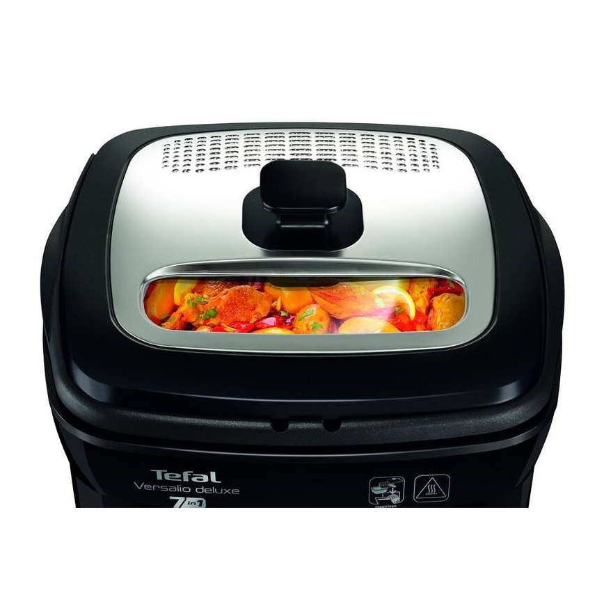 Tefal - Fritéza 2 l VERSALION DE LUXE 7v1 1600W/230V černá