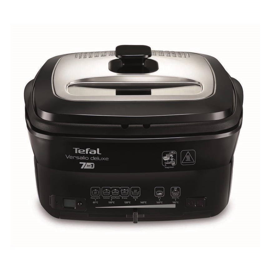 Tefal - Fritéza 2 l VERSALION DE LUXE 7v1 1600W/230V černá