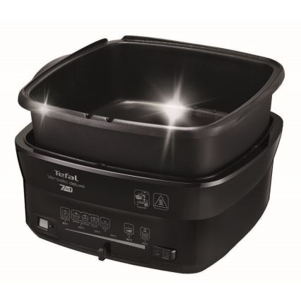 Tefal - Fritéza 2 l VERSALION DE LUXE 7v1 1600W/230V černá