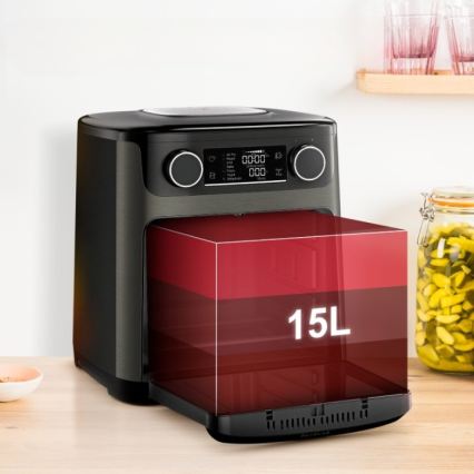 Tefal - Horkovzdušná fritéza 15 l EASY FRY 9v1 1800W/230V černá
