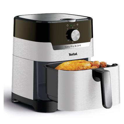 Tefal - Horkovzdušná fritéza 4,2 l EASY FRY&GRILL 2v1 1550W/230V nerez