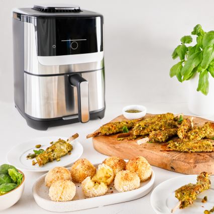 Tefal - Horkovzdušná fritéza 5 l EASY FRY SILENCE 10v1 1400-1670W/230V