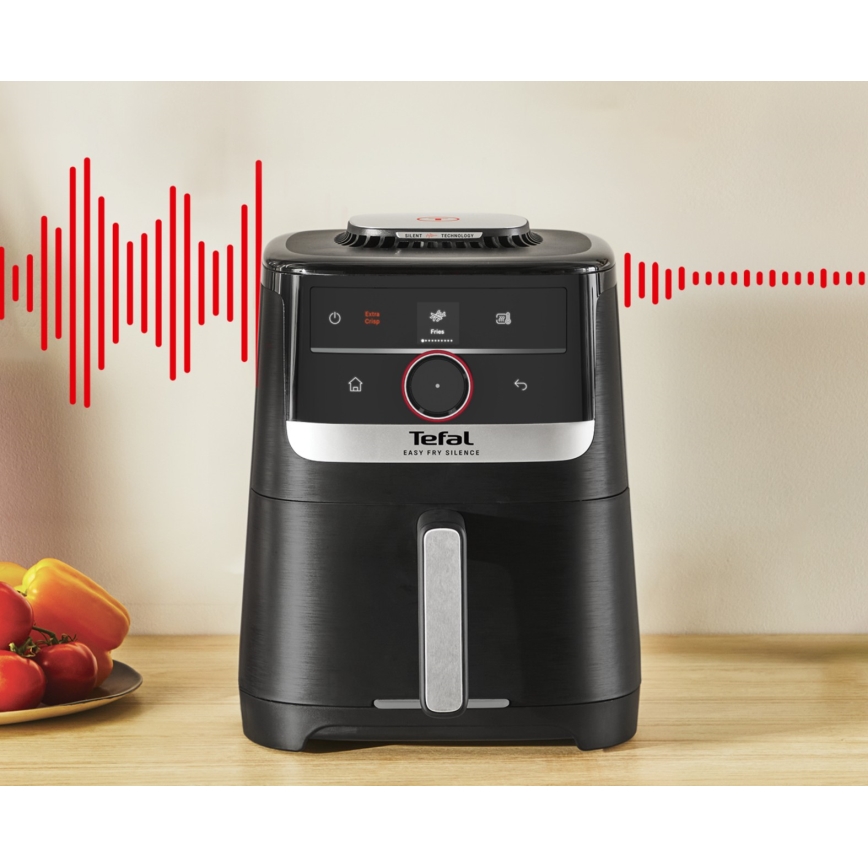 Tefal - Horkovzdušná fritéza 5 l EASY FRY SILENCE SMART 1400-1670W/230V