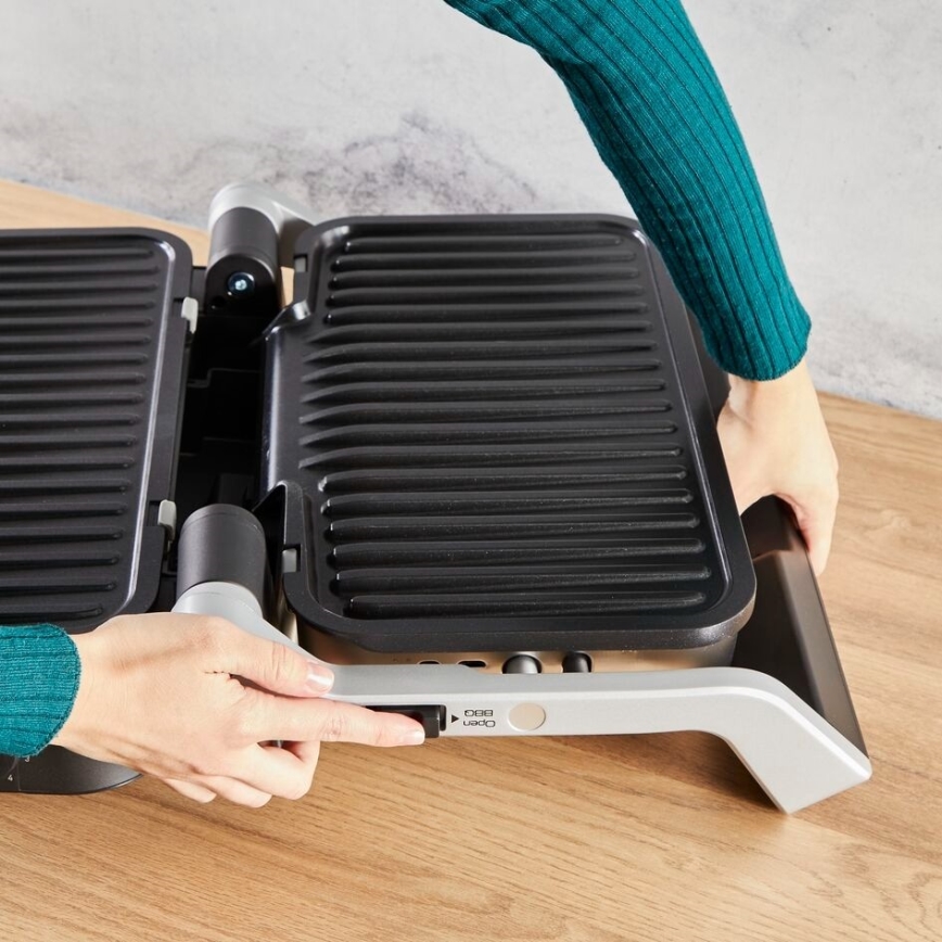 Tefal - Kontaktní gril OPTIGRILL 2v1 2000W/230V