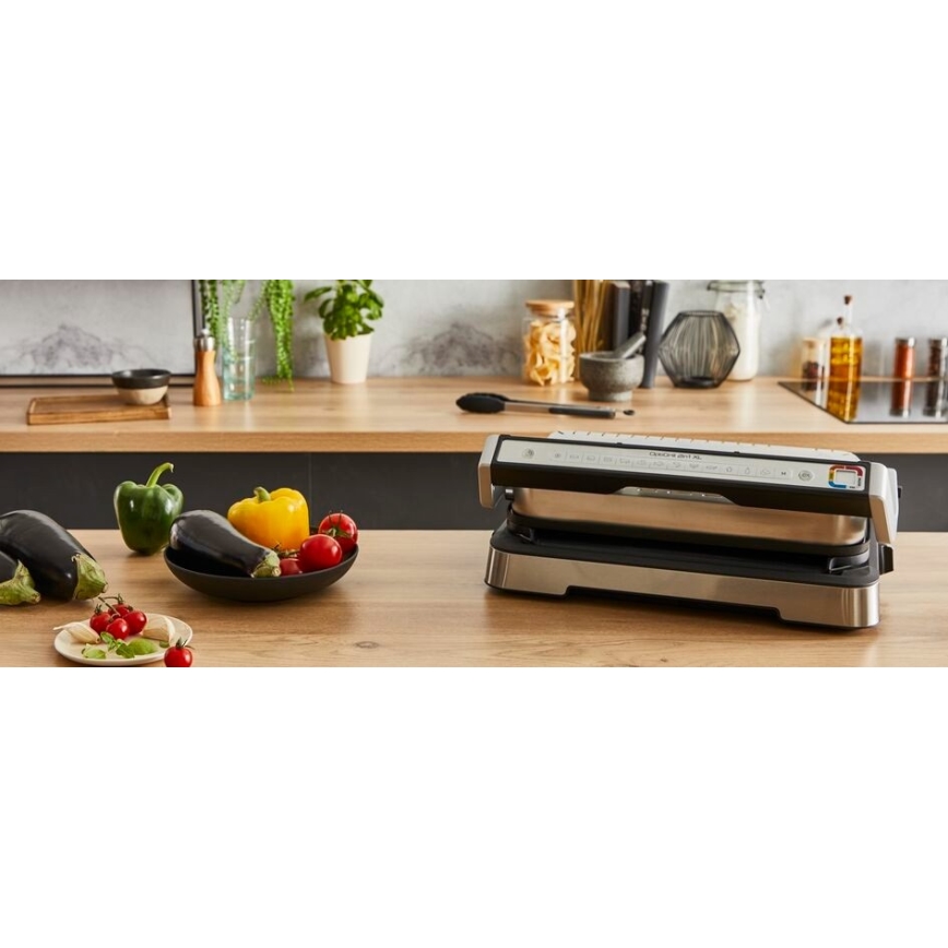 Tefal - Kontaktní gril OPTIGRILL 2v1 2000W/230V