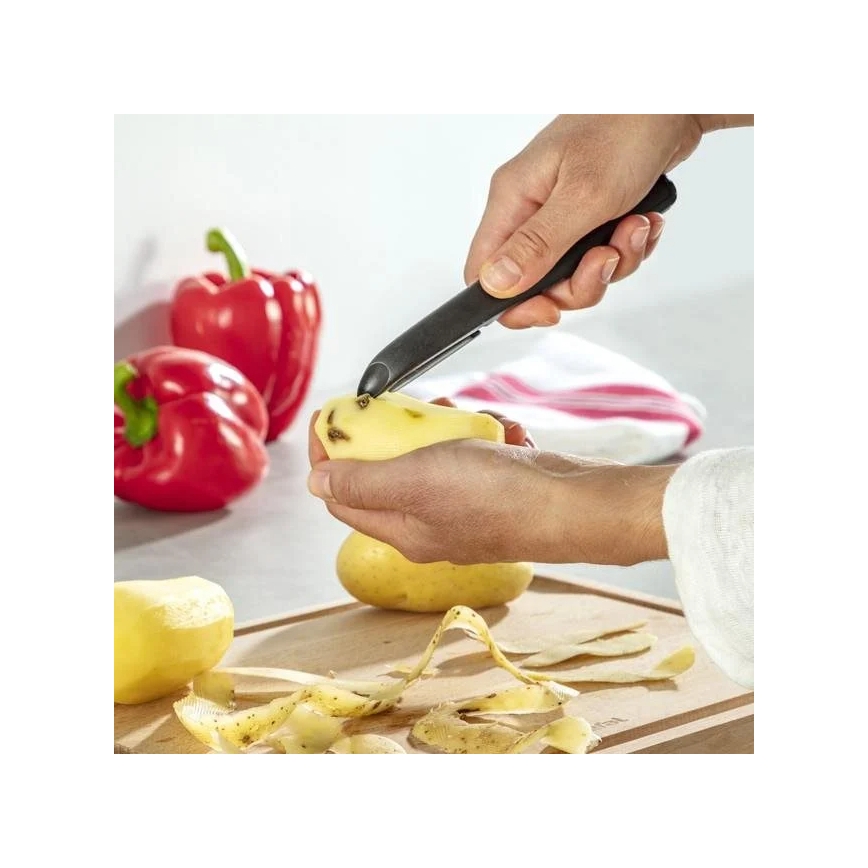 Tefal - Kuchyňská škrabka COLORFOOD 17 cm černá