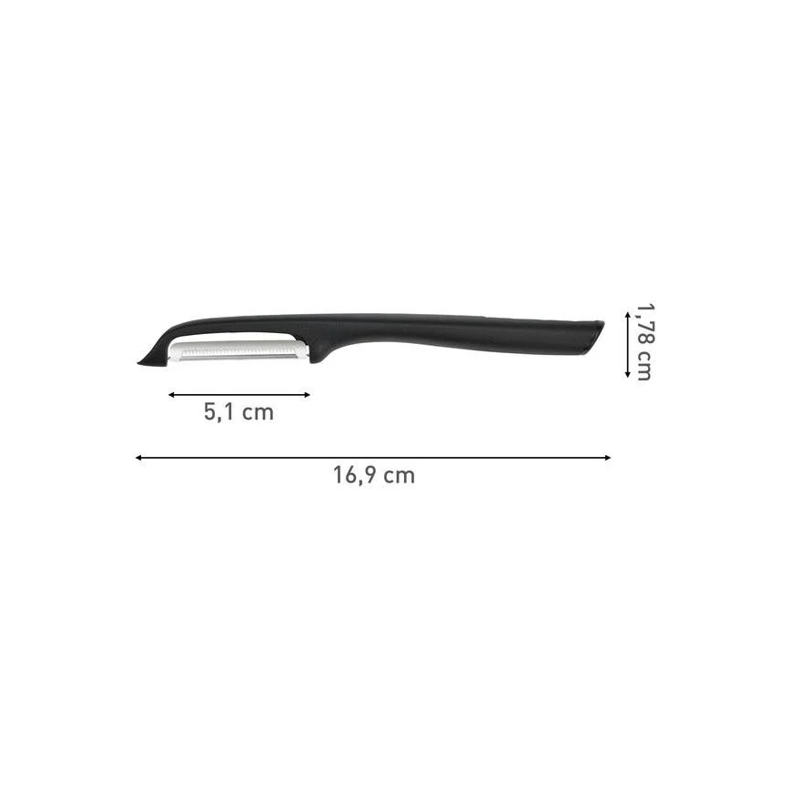 Tefal - Kuchyňská škrabka COLORFOOD 17 cm černá