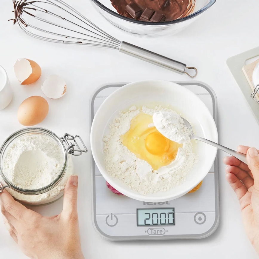 Tefal - Kuchyňská váha OPTISS 2xAAA pestrobarevná