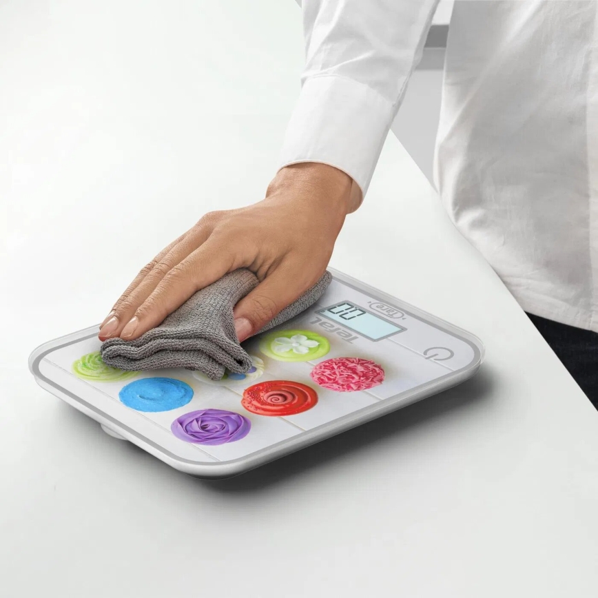 Tefal - Kuchyňská váha OPTISS 2xAAA pestrobarevná