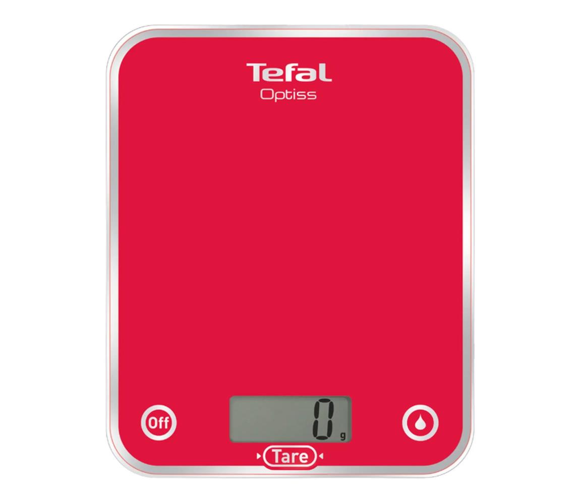 Tefal Tefal - Kuchyňská váha RASPBERRY 2xAAA červená 