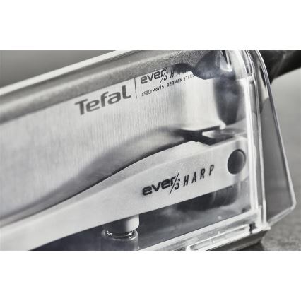 Tefal - Kuchyňský nůž EVER SHARP 16,5 cm lesklý chrom/černá