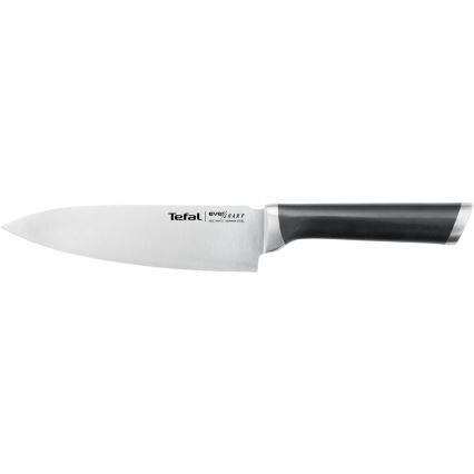 Tefal - Kuchyňský nůž EVER SHARP 16,5 cm lesklý chrom/černá