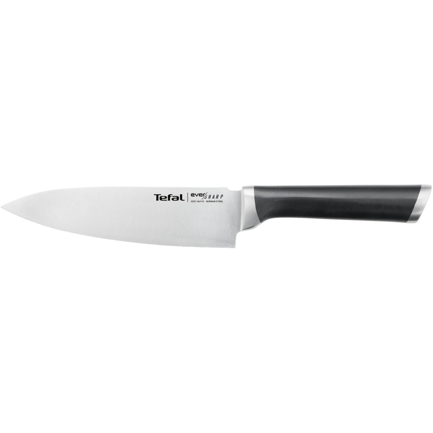 Tefal - Kuchyňský nůž EVER SHARP 16,5 cm lesklý chrom/černá