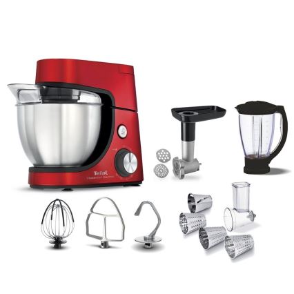 Tefal - Kuchyňský robot MASTERCHEF GOURMET 1100W/230V červená