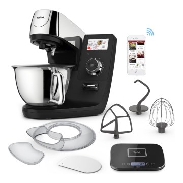 Tefal - Kuchyňský robot s váhou I-COACH TOUCH 1200W/230V nerez