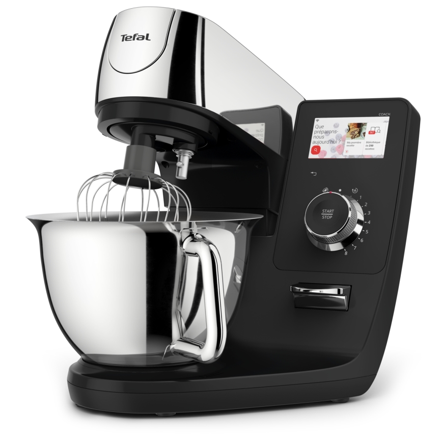 Tefal - Kuchyňský robot s váhou I-COACH TOUCH 1200W/230V nerez