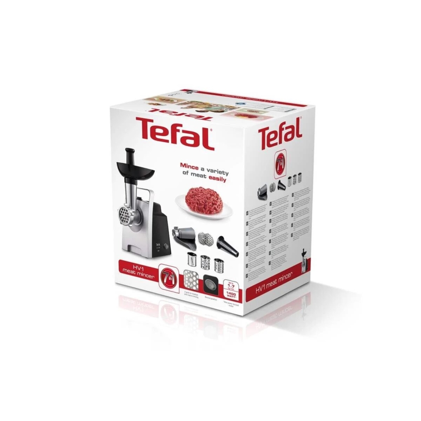 Tefal - Mlýnek na maso 7v1 1400W/230V černá/stříbrná