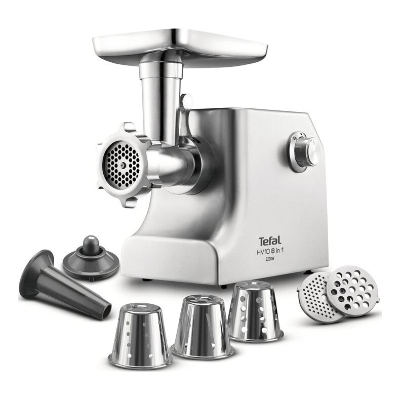 Tefal - Mlýnek na maso 8v1 2200W/230V stříbrná