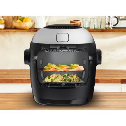 Tefal - Multifunkční hrnec a horkovzdušná fritéza 2v1 MULTICOOK ACTIFRY 1334W/230V 6 l