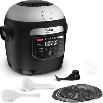 Tefal - Multifunkční hrnec a horkovzdušná fritéza 2v1 MULTICOOK ACTIFRY 1334W/230V 6 l