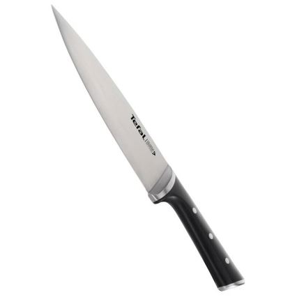 Tefal - Nerezový nůž chef ICE FORCE 20 cm lesklý chrom/černá