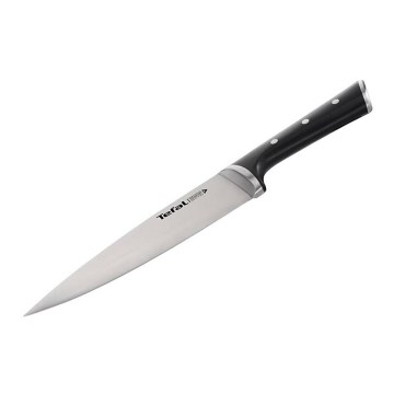 Tefal - Nerezový nůž chef ICE FORCE 20 cm lesklý chrom/černá