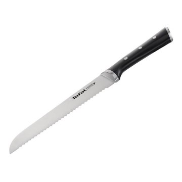 Tefal - Nerezový nůž na chléb ICE FORCE 20 cm chrom/černá