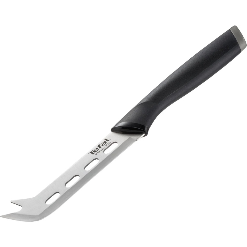 Tefal - Nerezový nůž na sýr COMFORT 12 cm lesklý chrom/černá