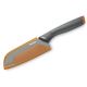 Tefal - Nerezový nůž santoku FRESH KITCHEN 12 cm šedá/oranžová