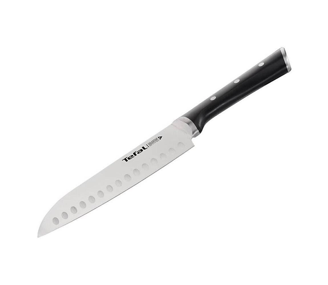 Tefal Tefal - Nerezový nůž santoku ICE FORCE 18 cm chrom/černá 