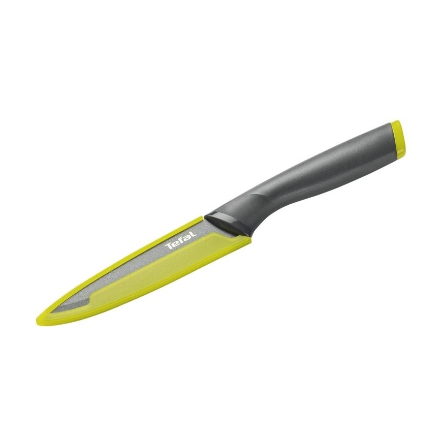 Tefal - Nerezový nůž univerzální FRESH KITCHEN 12 cm šedá/zelená
