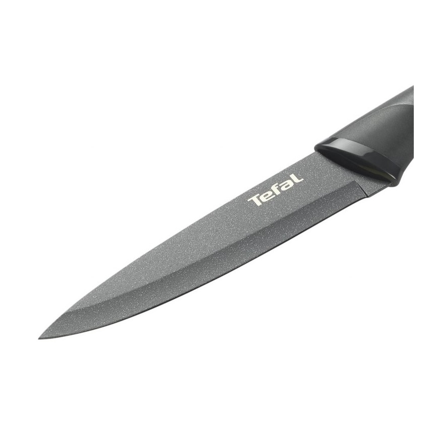Tefal - Nerezový nůž univerzální FRESH KITCHEN 12 cm šedá/zelená