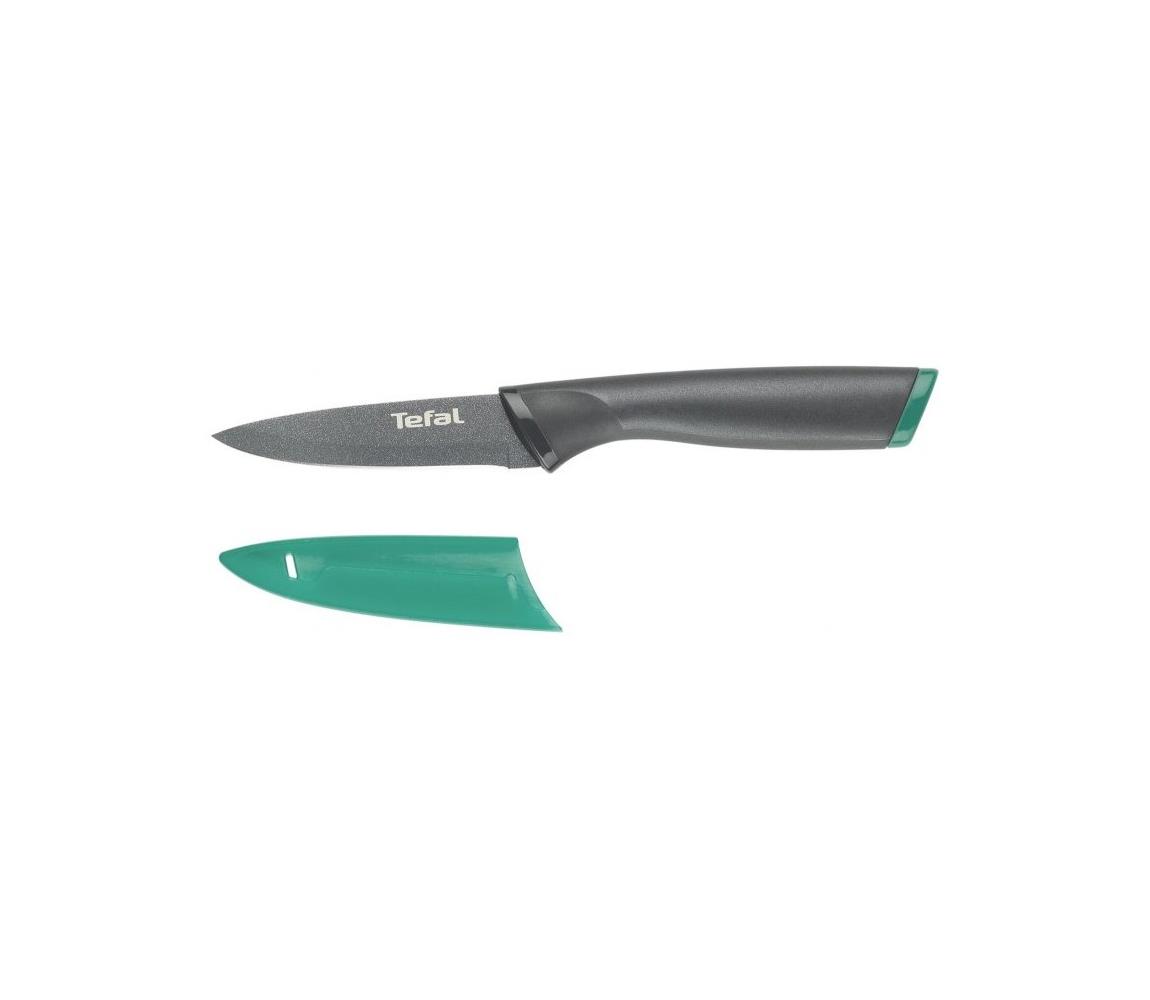 Tefal Tefal - Nerezový nůž vykrajovací FRESH KITCHEN 9 cm šedá/zelená 