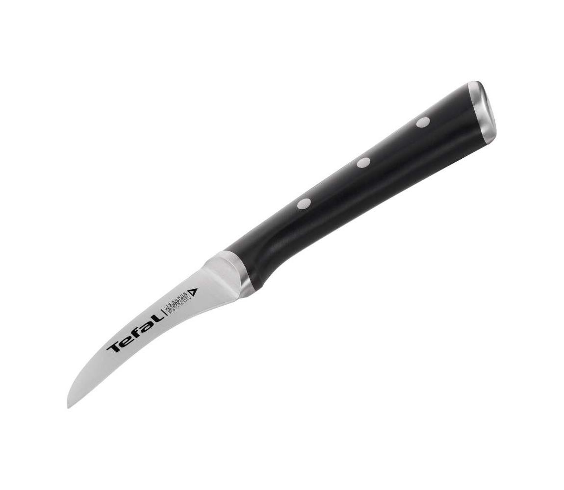 Tefal Tefal - Nerezový nůž vykrajovací ICE FORCE 7 cm chrom/černá GS0154