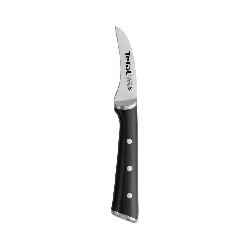 Tefal - Nerezový nůž vykrajovací ICE FORCE 7 cm lesklý chrom/černá