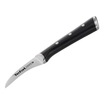 Tefal - Nerezový nůž vykrajovací ICE FORCE 7 cm lesklý chrom/černá
