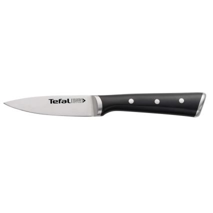 Tefal - Nerezový nůž vykrajovací ICE FORCE 9 cm lesklý chrom/černá