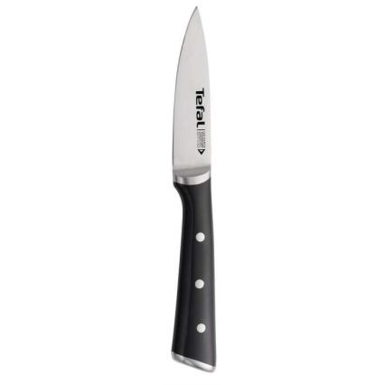 Tefal - Nerezový nůž vykrajovací ICE FORCE 9 cm lesklý chrom/černá