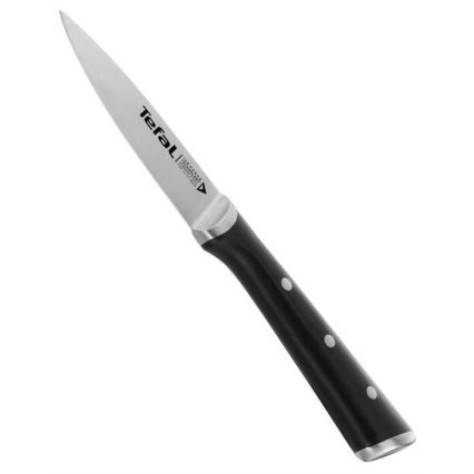 Tefal - Nerezový nůž vykrajovací ICE FORCE 9 cm lesklý chrom/černá