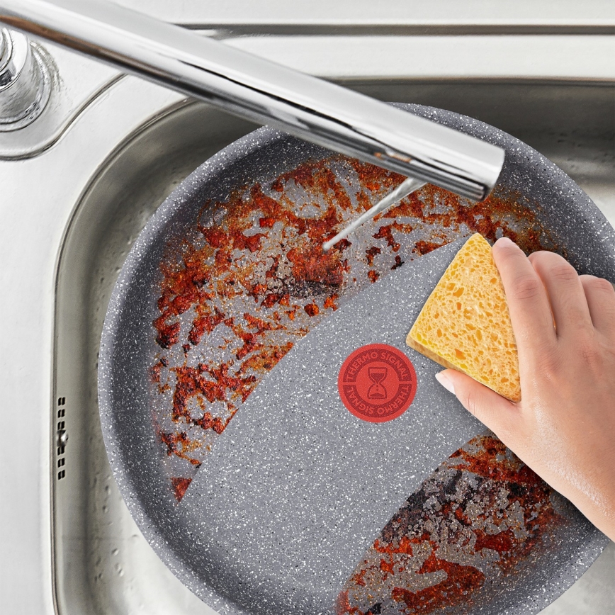 Tefal - Pánev Wok HARD STONE 28 cm