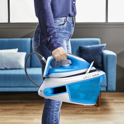 Tefal - Parní generátor EXPRESS AIRGLIDE 2800W/230V modrá