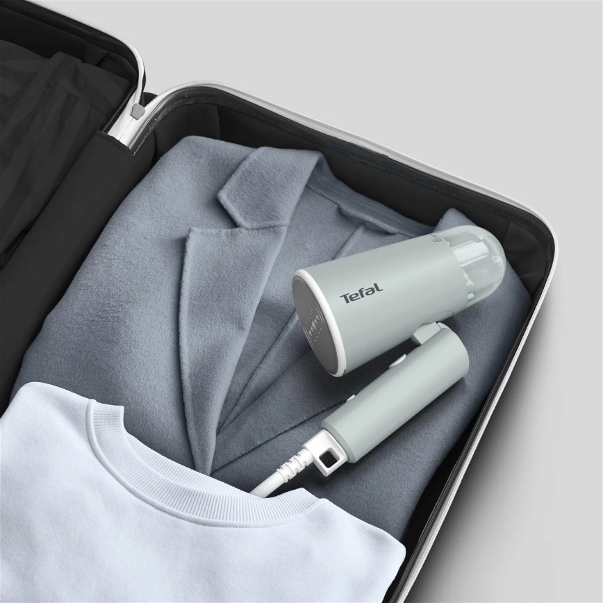 Tefal - Ruční napařovač oděvů ORIGIN TRAVEL zelená