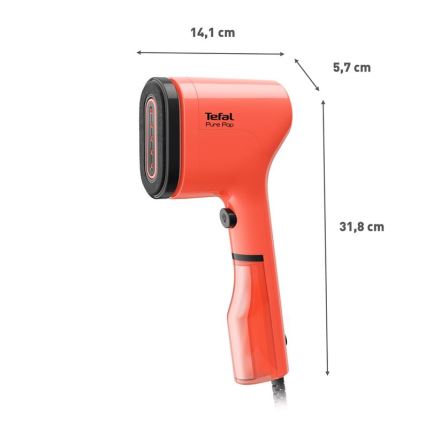 Tefal - Ruční napařovač oděvů PURE POP 1300W/230V červená
