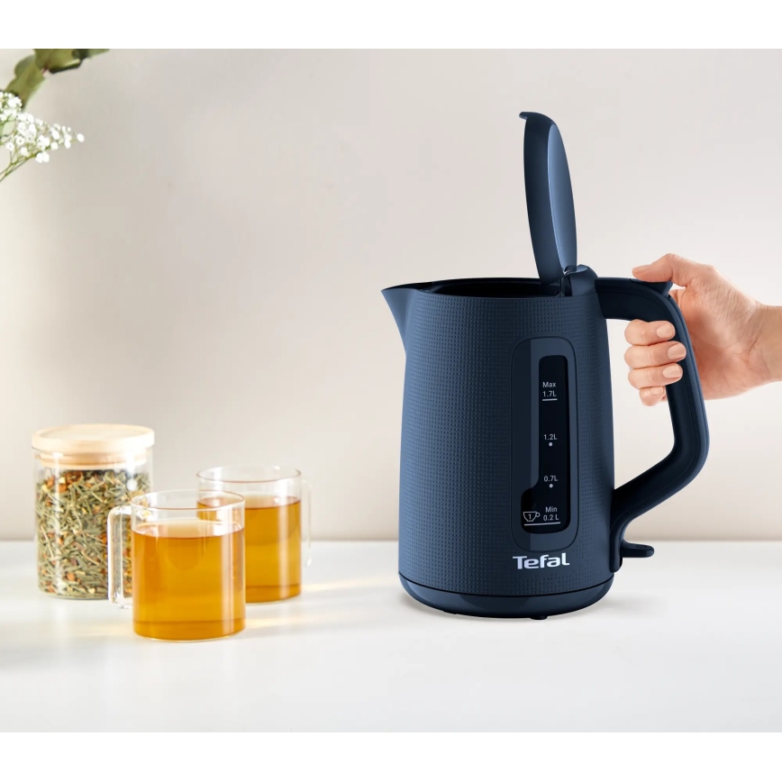 Tefal - Rychlovarná konvice MORNING 1,7 l 2400W/230V modrá