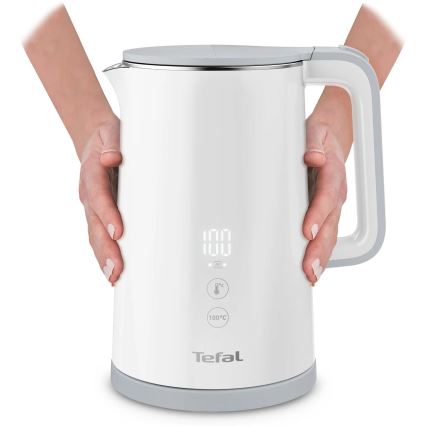 Tefal - Rychlovarná konvice SENSE 1,5 l 1800W/230V bílá