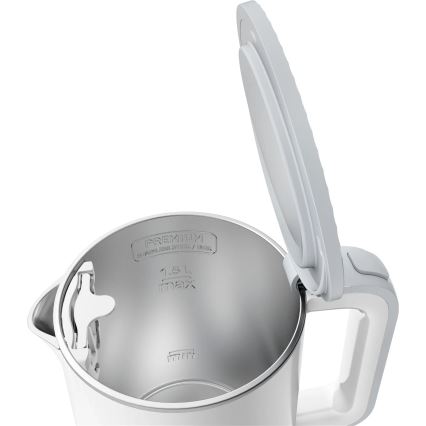 Tefal - Rychlovarná konvice SENSE 1,5 l 1800W/230V bílá