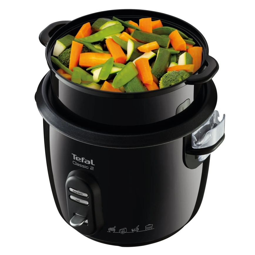 Tefal - Rýžovar CLASSIC 600W/230V 5 l černá