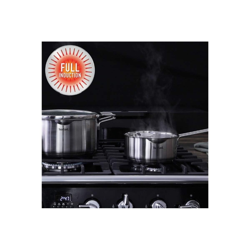 Tefal - Sada hrnců 10 ks NORDICA nerez