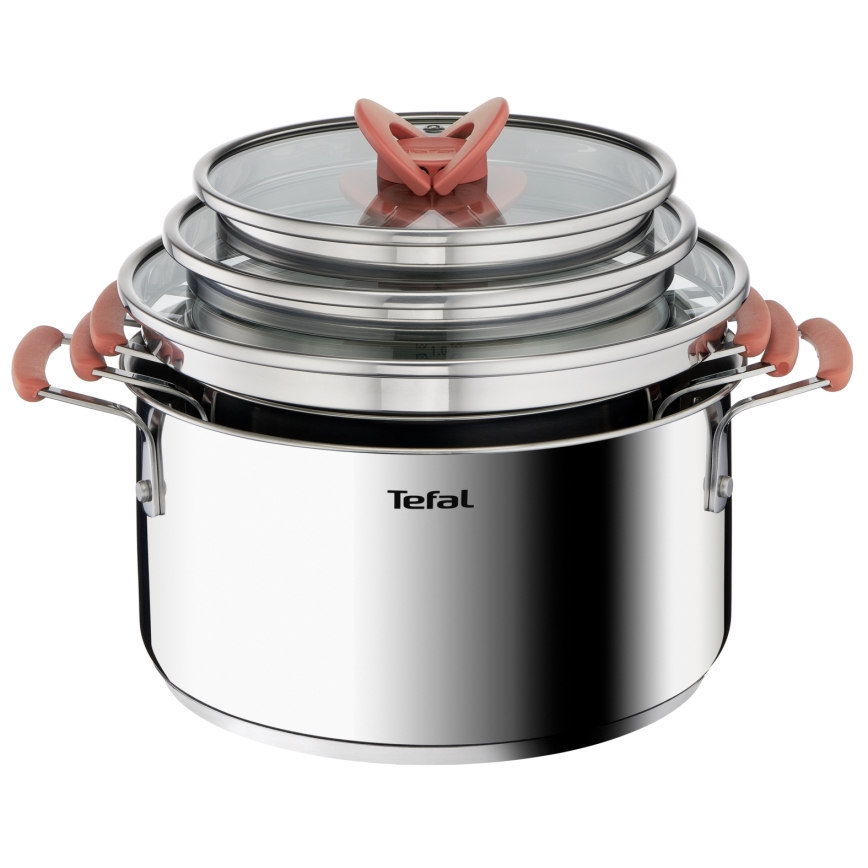 Tefal - Sada hrnců 6 ks OPTI'SPACE